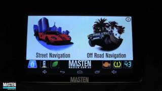 Masten PG AN1 Android Car Navigator GPS OziExplorer Off Road H7 Tutorial [upl. by Nhaj666]