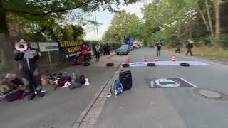 23922 rede während der Blockade der Molkerei Ammerland [upl. by Anaehr]