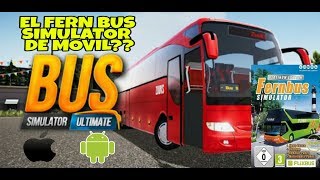 FERN BUS SIMULATOR PARA ANDROID BUS SIMULATOR ULTÍMATE DESCARGA GRATIS [upl. by Aronas122]