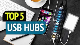 TOP 5 Best USB Hubs [upl. by Ludvig]