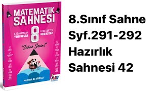 8SINIF MATEMATİK SAHNESİ S291292 HAZIRLIK SAHNESİ 42 [upl. by Nauh]