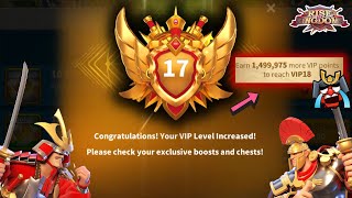 AKHIRNYA NAIK VIP 17 GAES CARA CEPAT NAIK VIP DAN MORE THAN GEMS  Rise Of Kingdoms Indonesia [upl. by Lamprey]