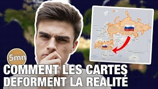 LES CARTES DÉFORMENT LA RÉALITÉ  5 minutes pour décrypter [upl. by Enayr28]