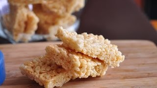 Rice Crispy Treat Recipe  Kids Favourite [upl. by Finlay]