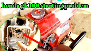 honda gk 100 starting problemhonda gk 100 start kaise karemistrimukutnag [upl. by Yenaled909]