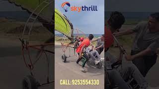 Paramotor air safari in Gurgaon NCR book now 9253554330 paragliding adventure flying skythrill [upl. by Olmstead]