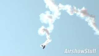 Jet Waco Tailspin  Thunder Over Michigan 2014 [upl. by Penney]