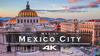 Mexico City CDMX  Mexico 🇲🇽  by drone 4K [upl. by Paulson24]