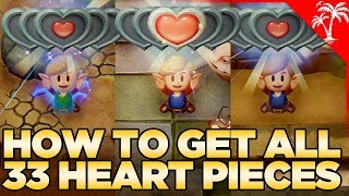 How to Get all 33 Heart Pieces in Links Awakening Switch [upl. by Aisac]