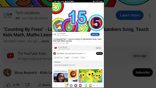 counting by fives learns to count by 5 big numbers song [upl. by Marshal]