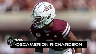 Raiders Select CB Decamerion Richardson  Highlights  2024 NFL Draft [upl. by Stalder]