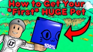 How to Get your First HUGE Pet in 2023  Roblox Pet Simulator X [upl. by Alistair]