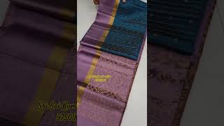 Trendy Soft Silk Sarees  Discount Sale From Sri Sai Kumudha Silks 9750180554 [upl. by Haleigh]