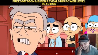 FreedomToons Biden Reveals His Power Level Reaction [upl. by Burleigh]