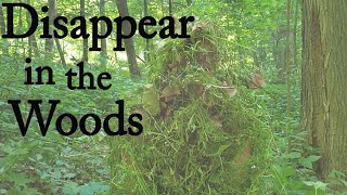 DIY Ghillie Suit all natural materials make in under 5 minutes [upl. by Divd594]