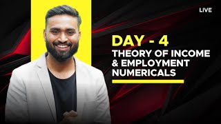 Theory Of Income and Employment  NUMERICALS  Day4  ECONOMICS  Class12  ISC  Shubham Jagdish [upl. by Shiff]