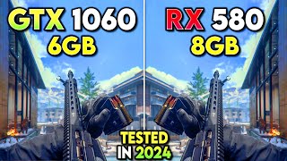 RX 580 vs GTX 1060  Which GPU Aged Better Tested in 2024 [upl. by Keene406]