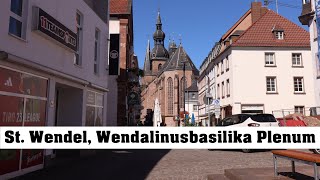 ST WENDEL D Wendalinusbasilika Vollgeläut Außenaufnahme [upl. by Nahpos]