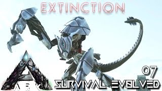 ARK EXTINCTION  NEW ENFORCER TEK ROBOT TAMED   ARK SURVIVAL EVOLVED E07 [upl. by Aenahs]