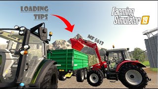 HOW TO PROPERLY USE YOUR FRONT LOADER  Farming Simulator 19 [upl. by Lessirg435]