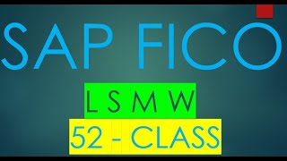 SAP FICO ECC FULL COURSE  LSMW Legacy System Migration Workbench [upl. by Benedikta]