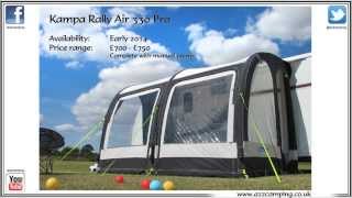 a2zcampingcouk present the all new Kampa Rally 330 Air Pro caravan awning [upl. by Johnsten709]