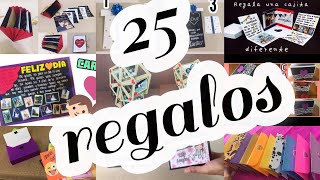 25 ideas de regalos fáciles y bonitos  Especial tarjetas de amor y amistad [upl. by Leban]