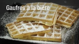 Recette des gaufres traditionnelles à la bière [upl. by Noseyt394]