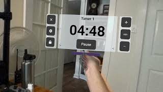 BorkMR  Timer  Using the new Panel Base metaquest mixedreality [upl. by Hoskinson774]