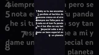 Letra de chocolate [upl. by Cut]