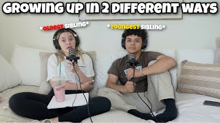 Telling our childhood stories  Oldest sibling vs Youngest sibling [upl. by Areehs]