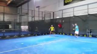 ComunidadPadel  Miguel Vita entrenando con Martita Ortega [upl. by Ulphi]