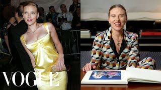 Scarlett Johansson Breaks Down 12 Looks From 1996 to Now  Life in Looks  Vogue [upl. by Marmion]