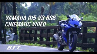 YAMAHA R15 V3 BS6  CINEMATIC VIDEO [upl. by Amalita]