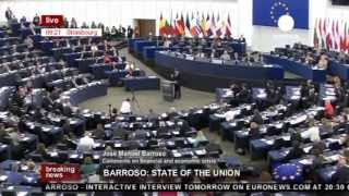 Barroso discurso completo sobre el estado de la Unión [upl. by Anitirhc]