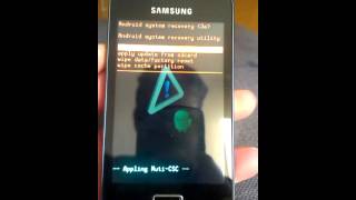 Samsung Galaxy Ace ClockWorkMod Recovery GTS5830i [upl. by Adnawuj]