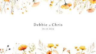 Debbie amp Chriss Wedding [upl. by Analem]