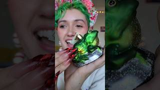 ASMR Glass Ornament Unboxing 🐸👑 asmr asmrtapping ornaments [upl. by Avon]