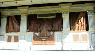 89 key Leach amp Overington concert organ  Bedford 2022 [upl. by Callie338]