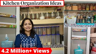 10 Brilliant Ways to Organize Kitchen Pantry  Space Saving Kitchen Organization Ideas  Urban Rasoi [upl. by Shih432]