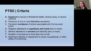 Lecture 11  Trauma and Stressor Related Disorders [upl. by Theresa]