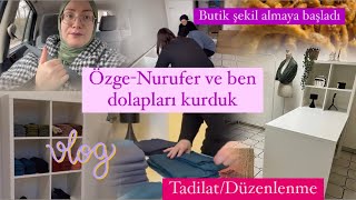 Önce evde Temizlik💯sonra iş yerinde✅bugün ki yardımcılarım bacılarım💯baya birşeye benzedi😂VLOG💯 [upl. by Kokoruda541]