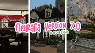 Fleuralia Version 70  sims 4  savefile overview [upl. by Onivla306]