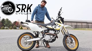 The Suzuki DRZ 400SM is one of the greatest motorcycles ever made but [upl. by Yllehs]