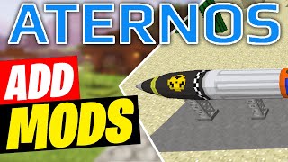 HOW TO ADD MODS ON ATERNOS 1164 Aternos Tutorials 2021 [upl. by Pooh]