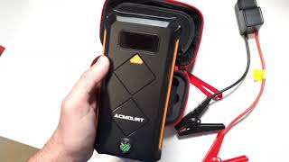 ACMOUNT Car Jump Starter  Unboxing [upl. by Suravat]