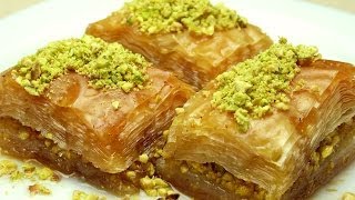 How to Make Baklava  Easy Turkish Recipes [upl. by Rae]