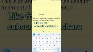 CEFTUM TABLET USES Ceftumcefuroximetrending viralshorts [upl. by Eedrahc942]