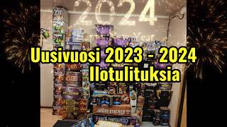 Uusivuosi 2023  2024 Ilotulitus Combound padat [upl. by Navac371]