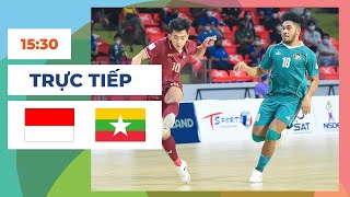 🔴 Indonesia vs Myanmar  Futsal  မြန်မာ  အင်ဒိုနီးရှား  Sức Ép Cực Lớn [upl. by Zelten]